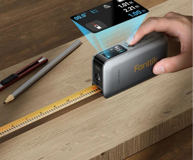 Розумна лазерна рулетка 3-в-1 Fanttik A10 Apex 3-in-1 Laser Distance Meter